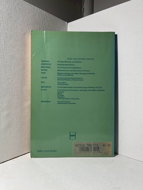 Second Treatise of Government by John Locke