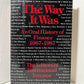 The Way It Was by The Editors of Institutional Investor