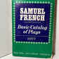 Basic Catalog of Plays 1977 by Samuel French