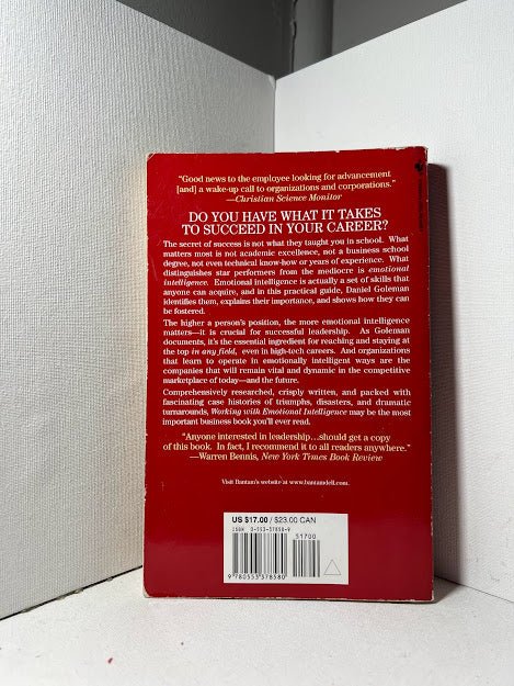 Working with Emotional Intelligence by Daniel Goleman