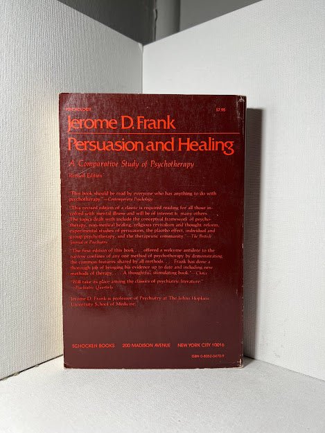 Persuasion and Healing by Jerome D. Frank