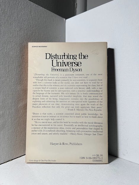 Disturbing the Universe by Freeman Dyson