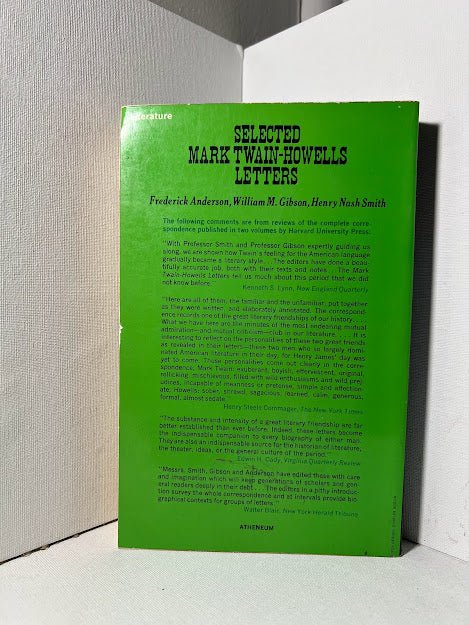 Selected Mark Twain - Howells Letters