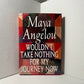 Wouldn't Take Nothing For My Journey Now by Maya Angelou