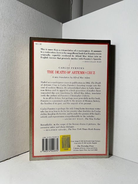 The Death of Artemio Cruz by Carlos Fuentes