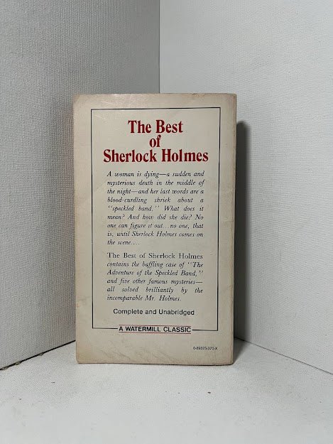 The Best of Sherlock Holmes by Arthur Conan Doyle