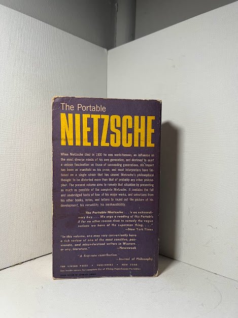 The Portable Nietzsche edited by Walter Kaufmann