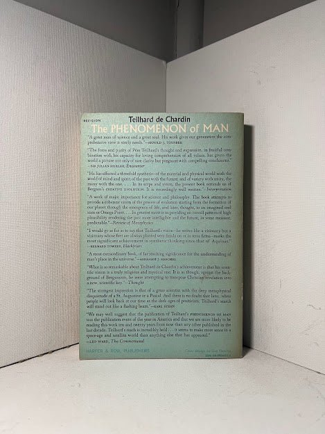 The Phenomenon of Man by Teilhard de Chardin