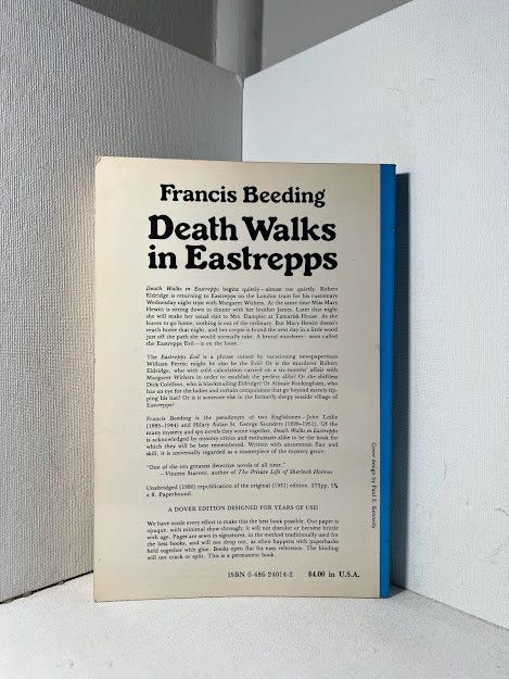 Death Walks in Eastrepps by Francis Beeding