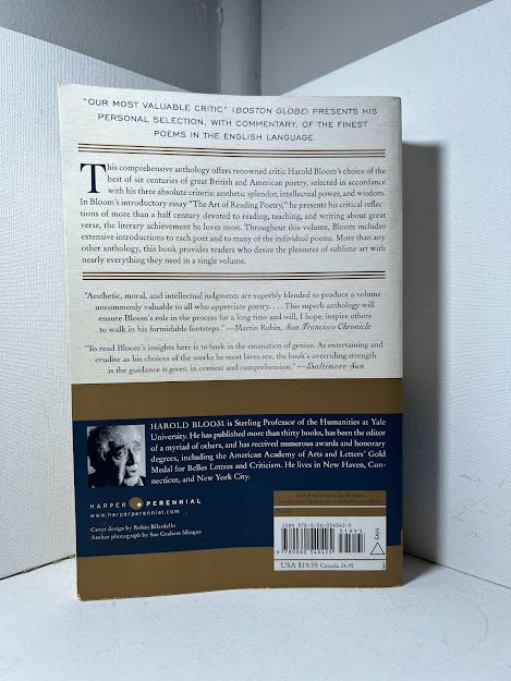 The Best Poems of the English Language selected by Harold Bloom