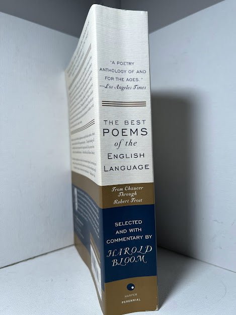The Best Poems of the English Language selected by Harold Bloom